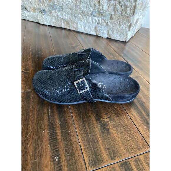 Vionic Mallory Mule Black  Comfort Slide Mules Shoes Women’s Size 8 - Picture 1 of 8